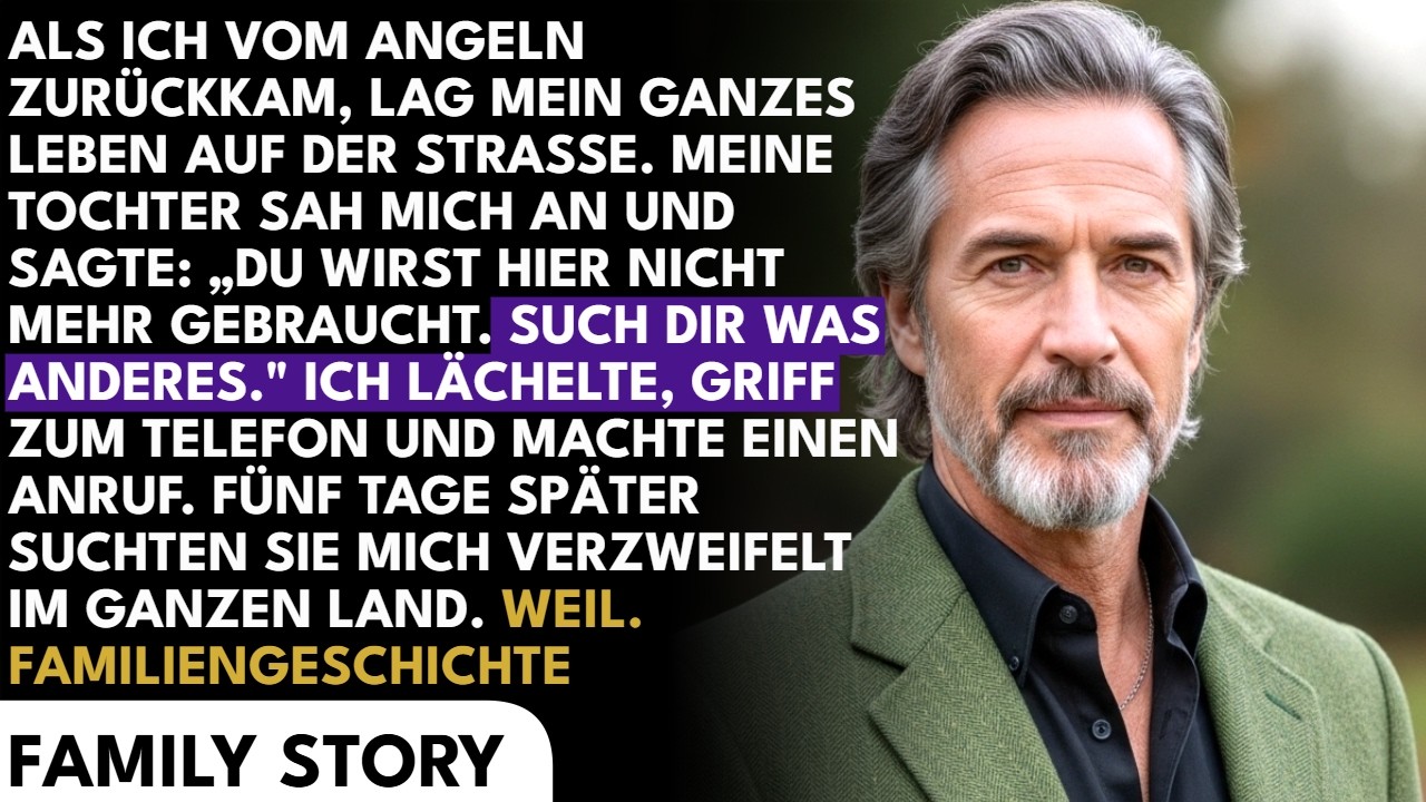 Es war ein Dienstagabend im Oktober, als ich von meinem Angelausflug zurückkam – und mein eigenes Haus nicht mehr betreten konnte. Sie hatten das Schloss ausgetauscht. Meine Tochter und mein...