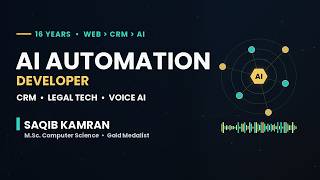 AI Automation Developer | 16 Years in CRM & Legal Tech