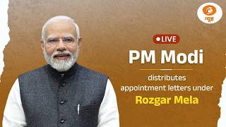 LIVE: PM Modi distributes appointment letters under Rozgar Mela