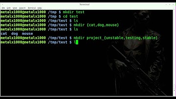 Brace Expansion - Create Folder and Files - BASH - Linux