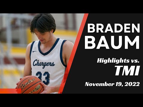 Braden Baum Boerne Champion High School Highlights vs. TMI (11/19/2022)