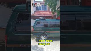 Modal Barang Bekas! Roof Rack Sederhana untuk Suzuki Carry 10, Modifikasi Campervan impian di mulai