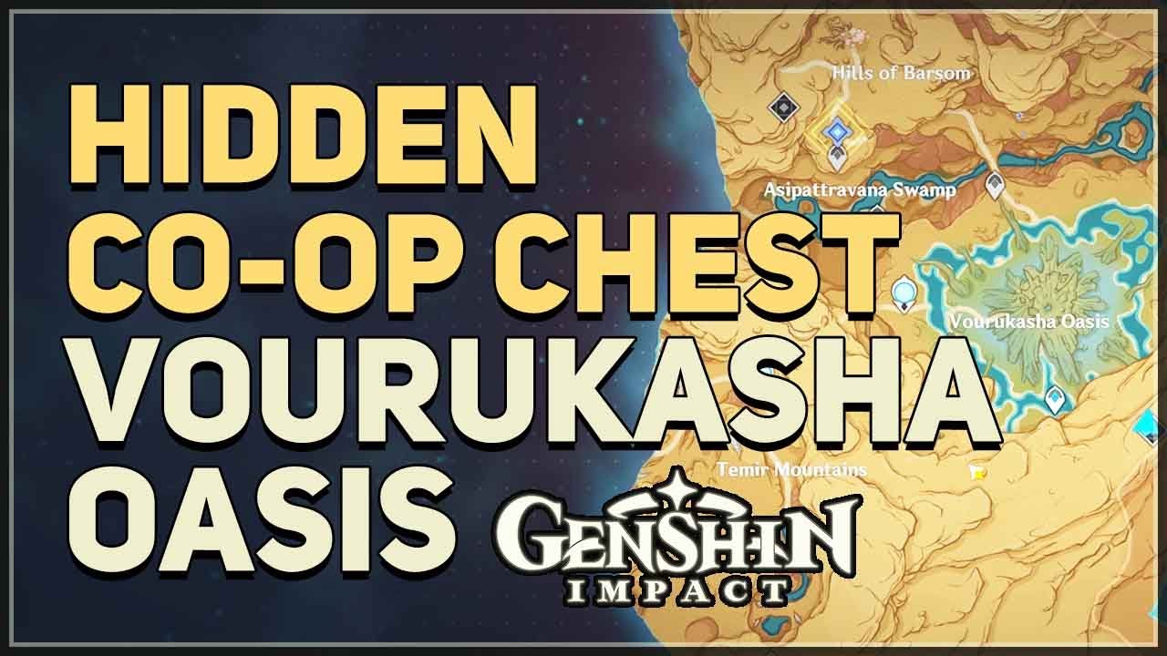 Vourukasha Oasis Hidden Co-Op Chest Genshin Impact - YouTube