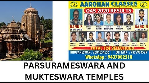 KALINGAN TEMPLE ARCHITECTURE-PARSURAMESWARA AND MUKTESWARA TEMPLES-AAROHAN CLASSES-7684054656