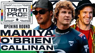 Barron Mamiya, Liam O'Brien, Ryan Callinan | SHISEIDO Tahiti Pro pres by Outerknown 2024