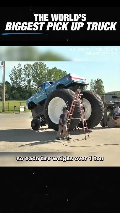 world-s-biggest-pick-up-truck-bigfoot-youtube