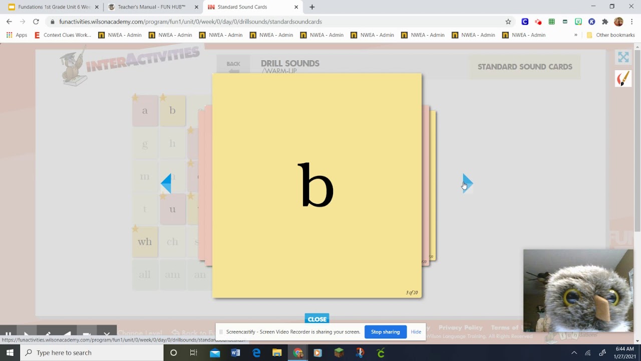 Fundations Level 1 Unit 6 Week 3 Day 3 Drill Sound YouTube