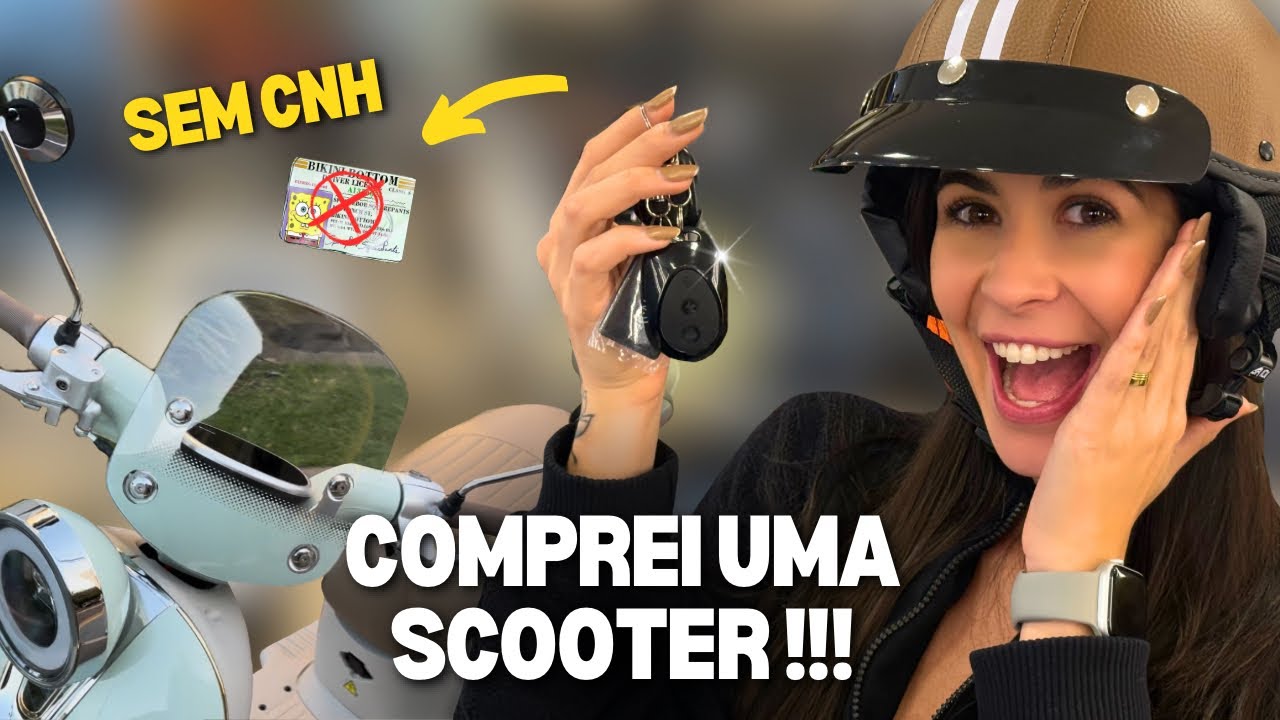COMPREI UMA SCOOTER ELÉTRICA! 😱 Testei e MOSTREI TUDO (Valeu a pena?)