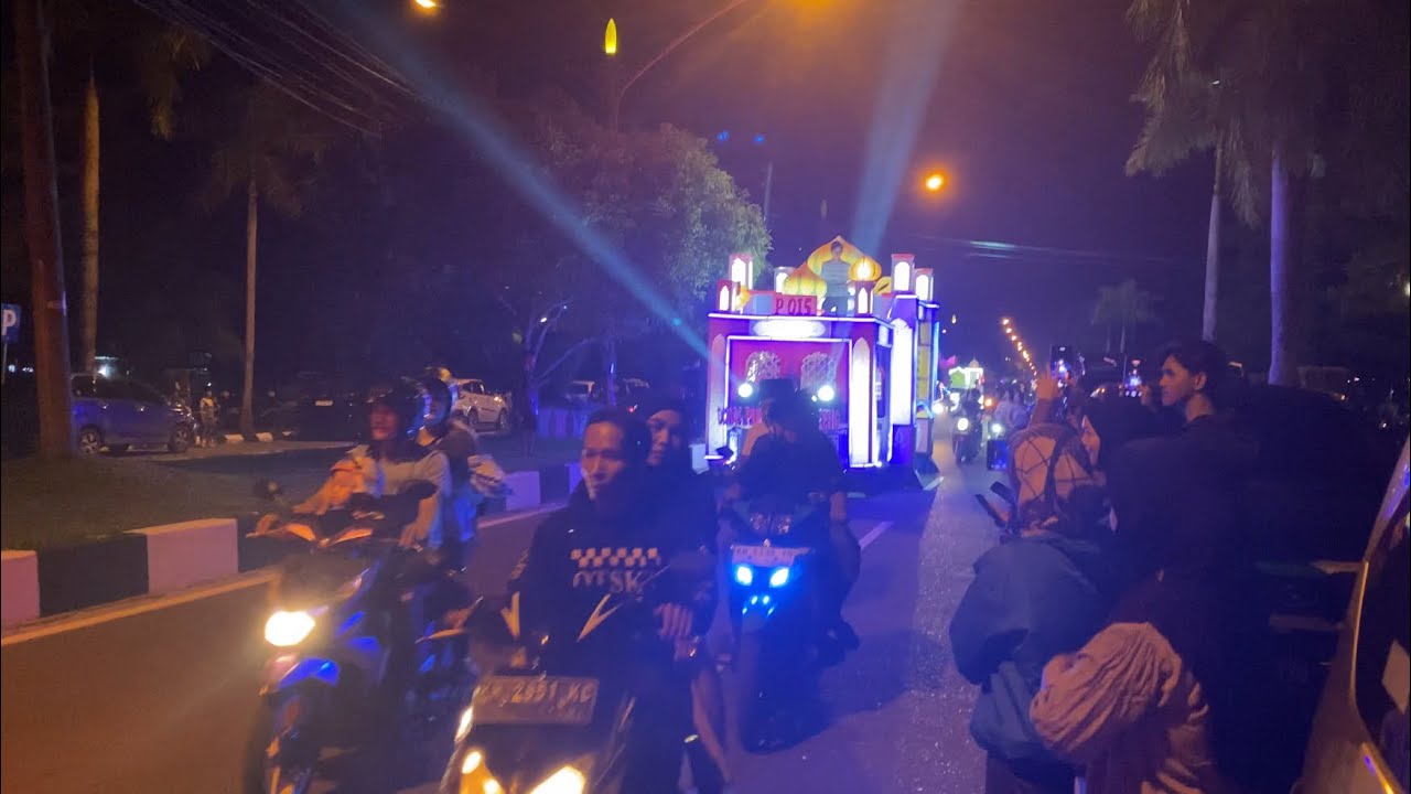 Pawai Takbiran Malam Hari Raya Idul Fitri 1445H / 2024M #palangkaraya #kalimantantengah