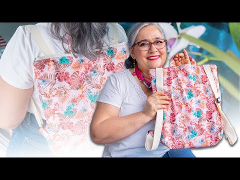 Backpack-style bag, quick and easy to make | For you, as a gift, or as a business idea