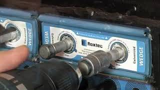 Roxtec Wedge Clip Installation