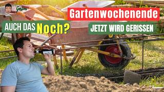 🌿 Garten-Mammutprojekt am Wochenende! 6 m³ Erde, 3 Hochbeete, Terrasse & mehr / Gartenserie Teil 1📌