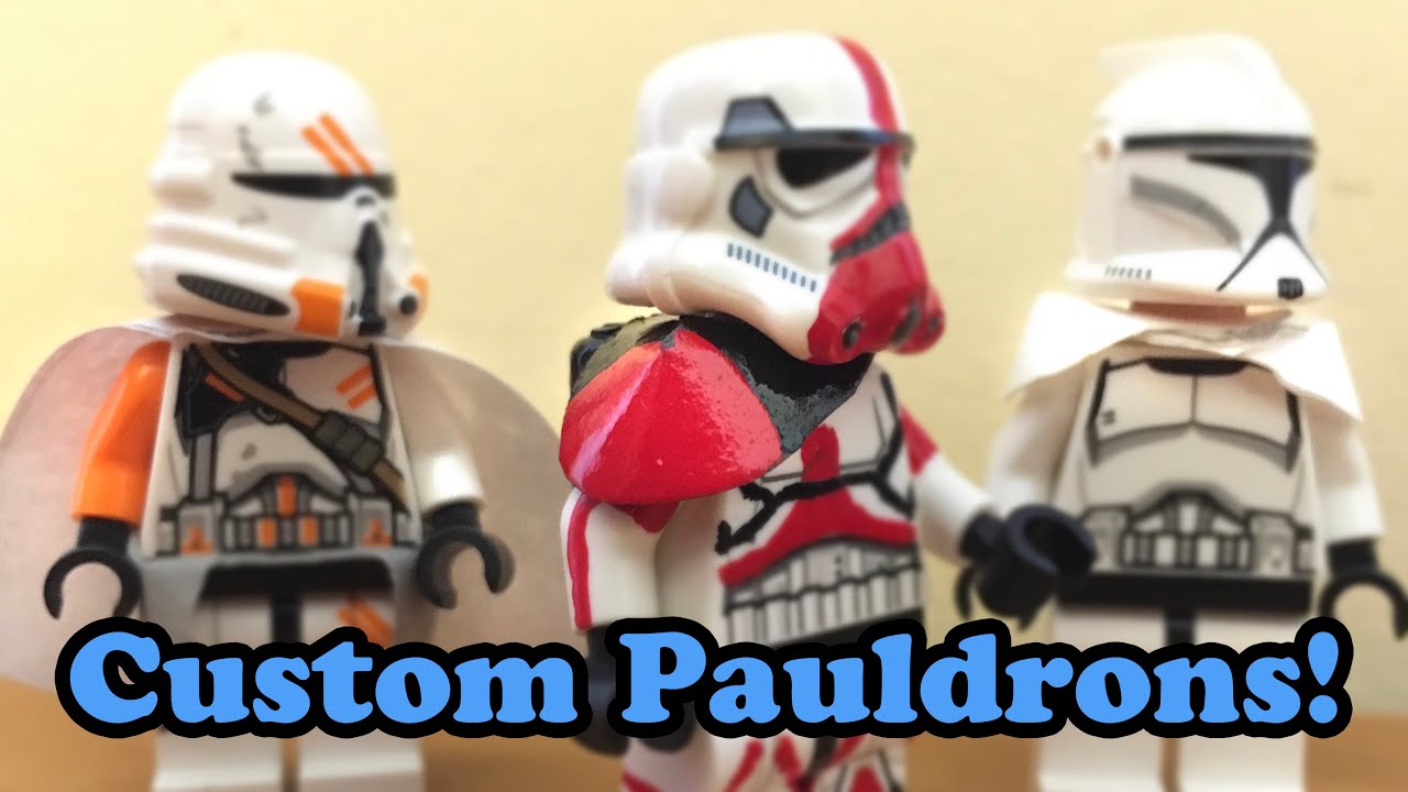 Lego Star Wars Clone Trooper kompatibles Zubehör Custom Cape Single Pauldron#2 