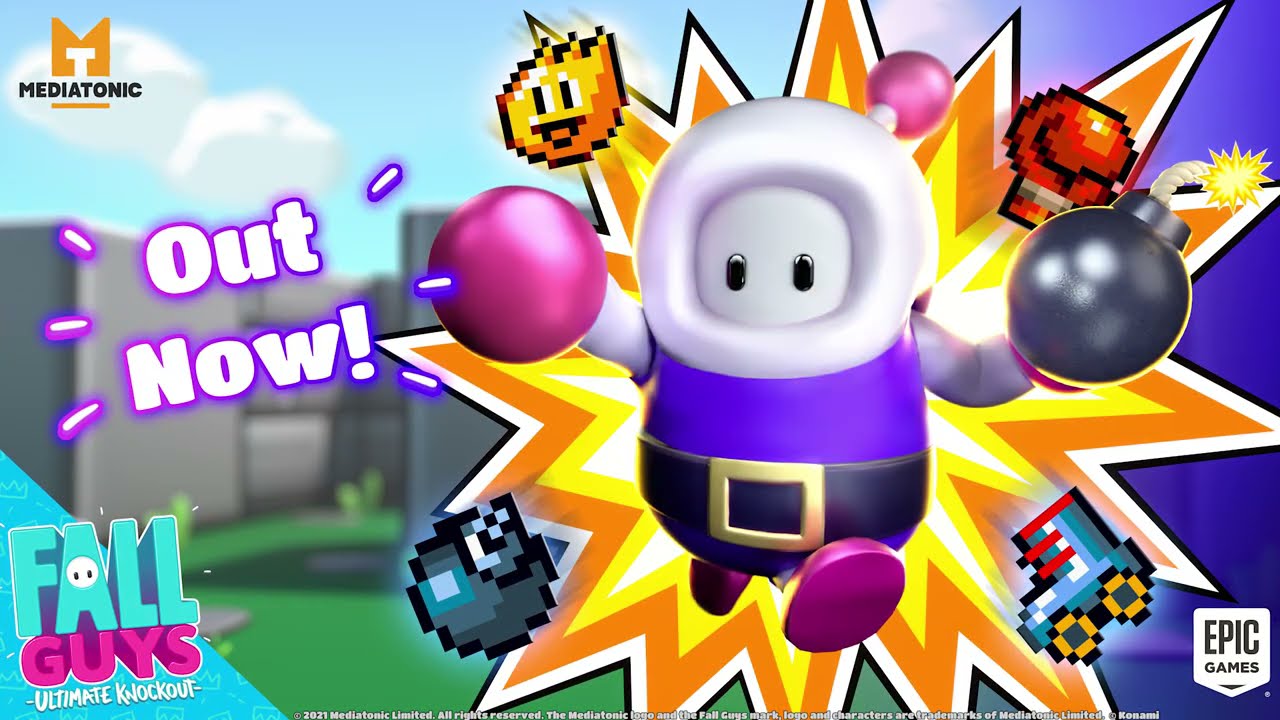 Bomberman X Fall Guys | Gameplay Trailer