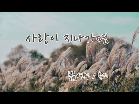 사랑이 지나가면 플루트연주/ 사랑이 지나가면 이문세노래/
