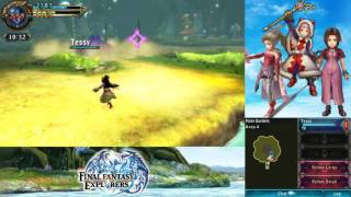 Final Fantasy Explorers: Defeating Dryad for the first time