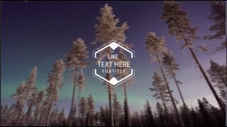 MINIMALIST TITLE | GREEN SCREEN