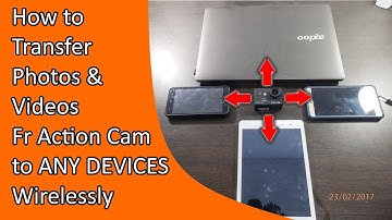 How to transfer Videos & Photos Wirelessly from Action Camera to Android or iPhone, Mac, Linux, PC