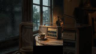 Old Radio Jazz by the Rainy Window ☕ stay here a while #jazz #relaxnightjazz #coffeejazz