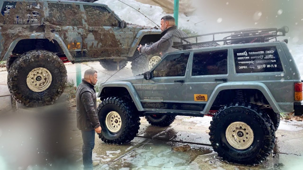 Clean RC Cars After MUD or OFF Road  | Axial scx10 ii  | RC Car Wash | How do you clean rcs