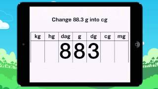 Converting to smaller units with a conversion table! Example 1