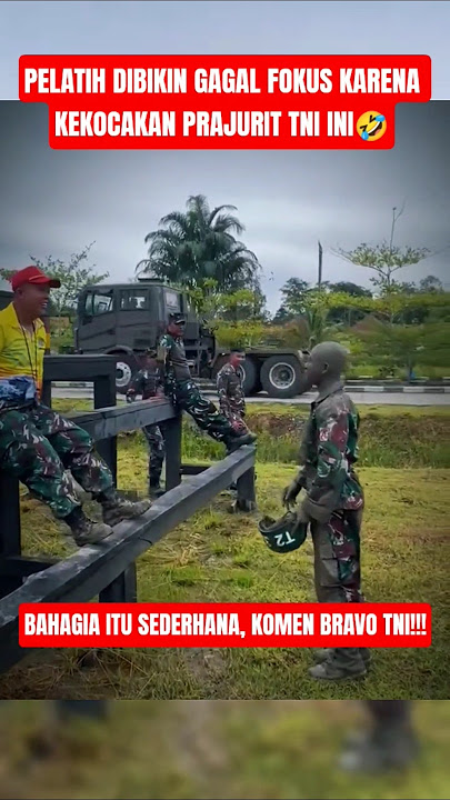 TNI TRAINER LAUGHED LOUDLY🤣‼️ #tni #tnialsurabaya #military #army #trending #shorts #viral #ai
