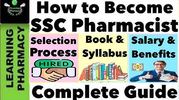 Q&A 56# SSC Pharmacist || How to Qualify || Exam Pattern & Books || Salary & Benefits || Full Info..
