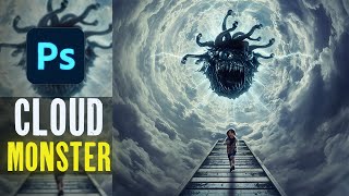 Photo Manipulation Tutorial in Photoshop - Cloud Monster || Hasan Mia screenshot 4