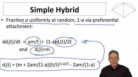 Social and Economic Networks 3.4  Week 3: Hybrid Models