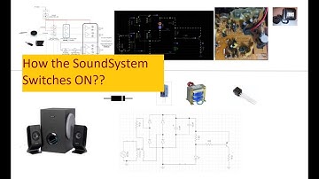 Decoding Creative 2.1 Sound System: 2. How the Sound System Switches ON and Power Supply System