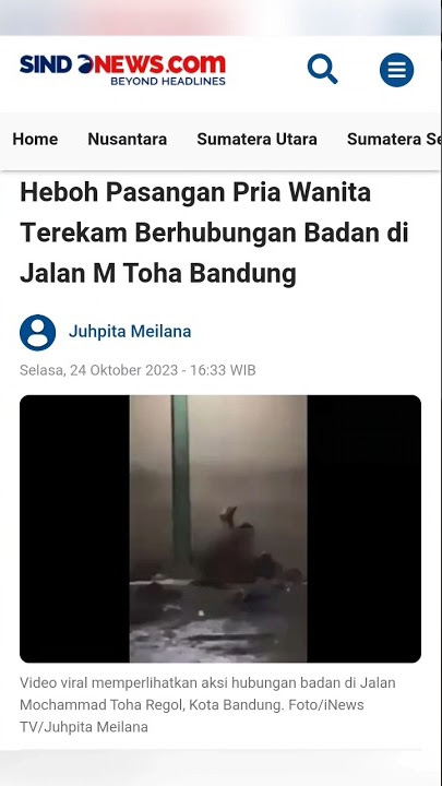 dua sejoli berhubungan badan di pinggir jalan di daerah Bandung #shorts