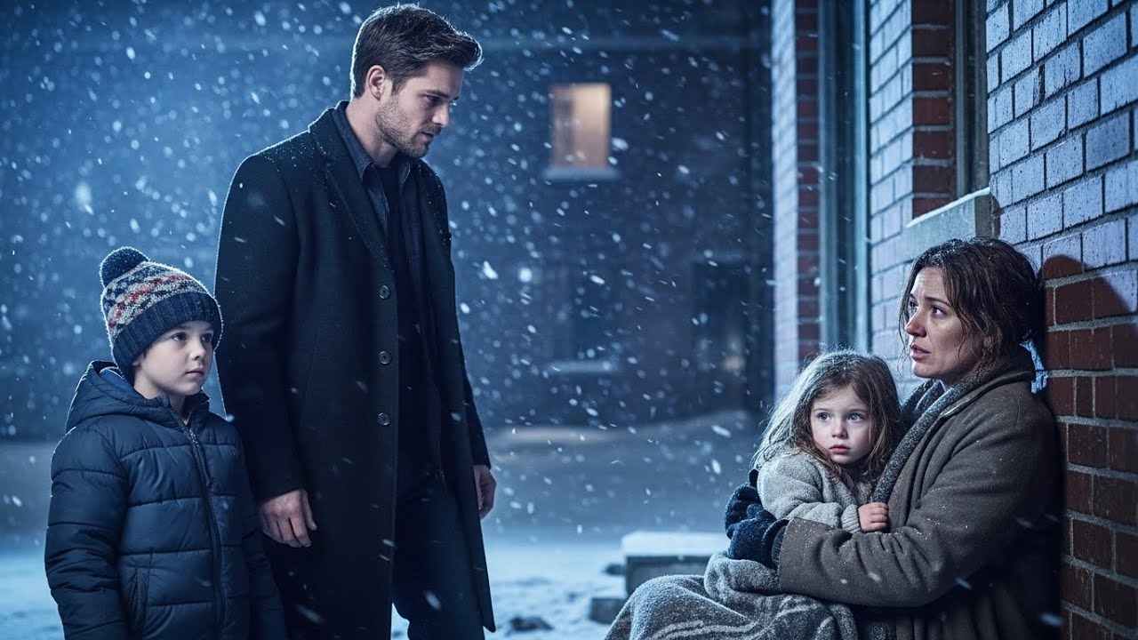How a CEO Single Dad and His Little Boy Saved a Homeless Mother and Her Daughter Under Freezing Weat