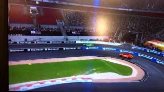 Michael Schumacher Vs. Sebastien Loeb Race Of Champions 2010 Tesla Roadster