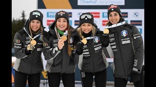 Biathlon _ Women Relay (4*6 Km) _ Medal Ceremony _ OBERHOF (18/02/2023)