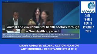 Item 12 9 Draft updated global action plan on antimicrobial resistance