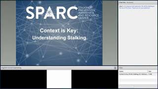 Context is Key: Recognizing and Responding to Stalking (10/11/19)