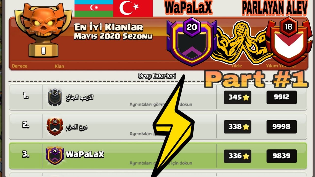 World Best 2020 🦅 May season cwl attacks. PART #1