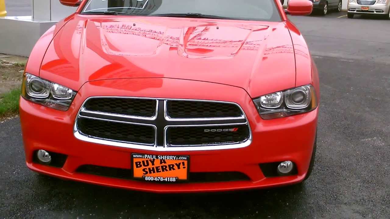 2013 Dodge Charger R/T Sedan Leather Red for sale Dayton Columbus