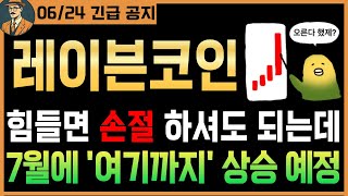 [레이븐코인 호재]🌟긴급🌟 힘들면 손절 하셔도 되는데, 7월에 &#39;여기까지&#39; 상승할 가능성 95%이상｜시청 필수｜#레이븐코인 #레이븐코인대응 #레이븐코인전망 #레이븐코인호재 #레이븐