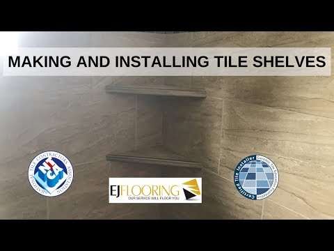 How To Make Tile Corner Shelves - Schluter Rondec Trim