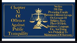 #110 Section 196 bns |promote enmity b/w diff. Grup of relg., race etc acts prejudicial to harmony.-