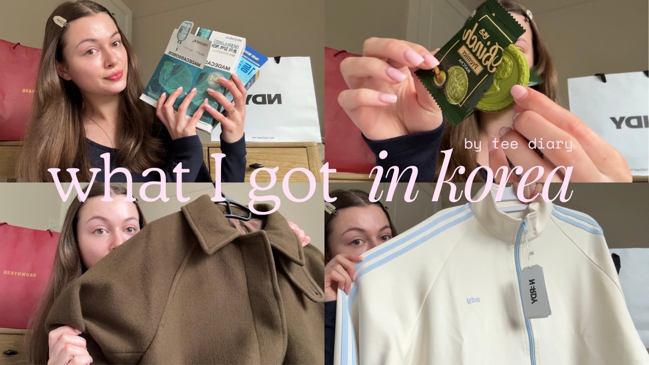 korea haul + chit chat: clothing, skincare, makeup & more