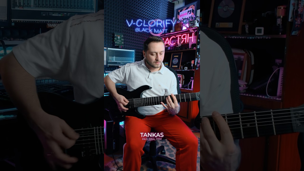 V-Glorify black matt - самый бюджетный 8 струн  электрогитара из Китая