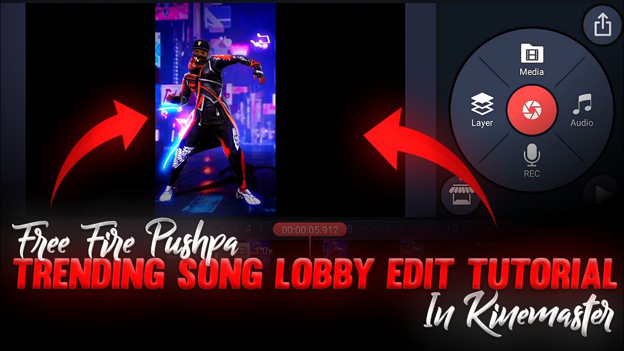 Free Fire Pushpa Trending Lobby Edit Tutorial In Kinemaster🔥|| Technical Raja