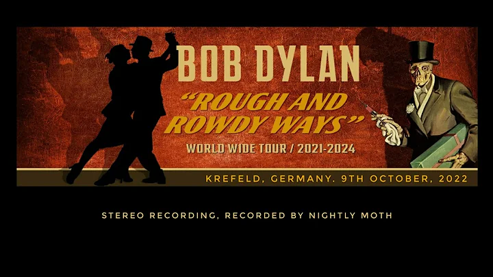 Bob Dylan  Krefeld, Germany. 9th October, 2022. St...