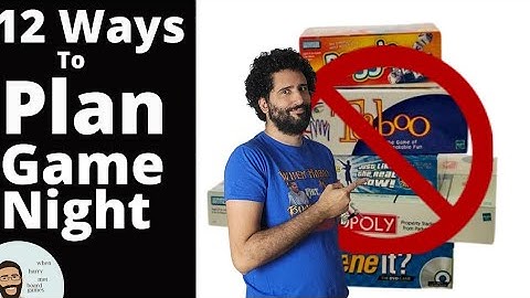 12 Ways to Plan a Game Night