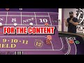 🔥FOR THE CONTENT🔥 30 Roll Craps Challenge - WIN BIG or BUST #121