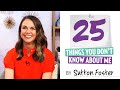 Sutton Foster: 25 Things You Don’t Know About Me