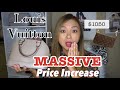 Louis Vuitton Massive Price Increase| See price changes before your eyes 👀