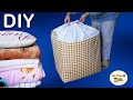 Large Storage Fabric Basket with Drawstring Closure